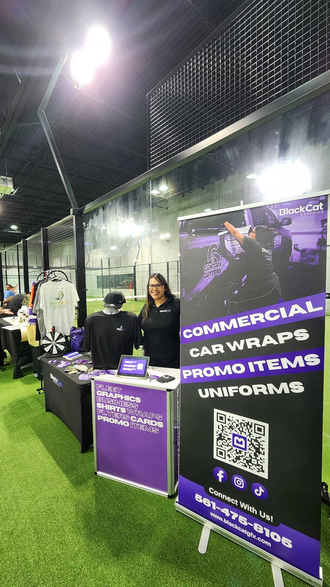 Custom branded apparel by Black Cat Graphics